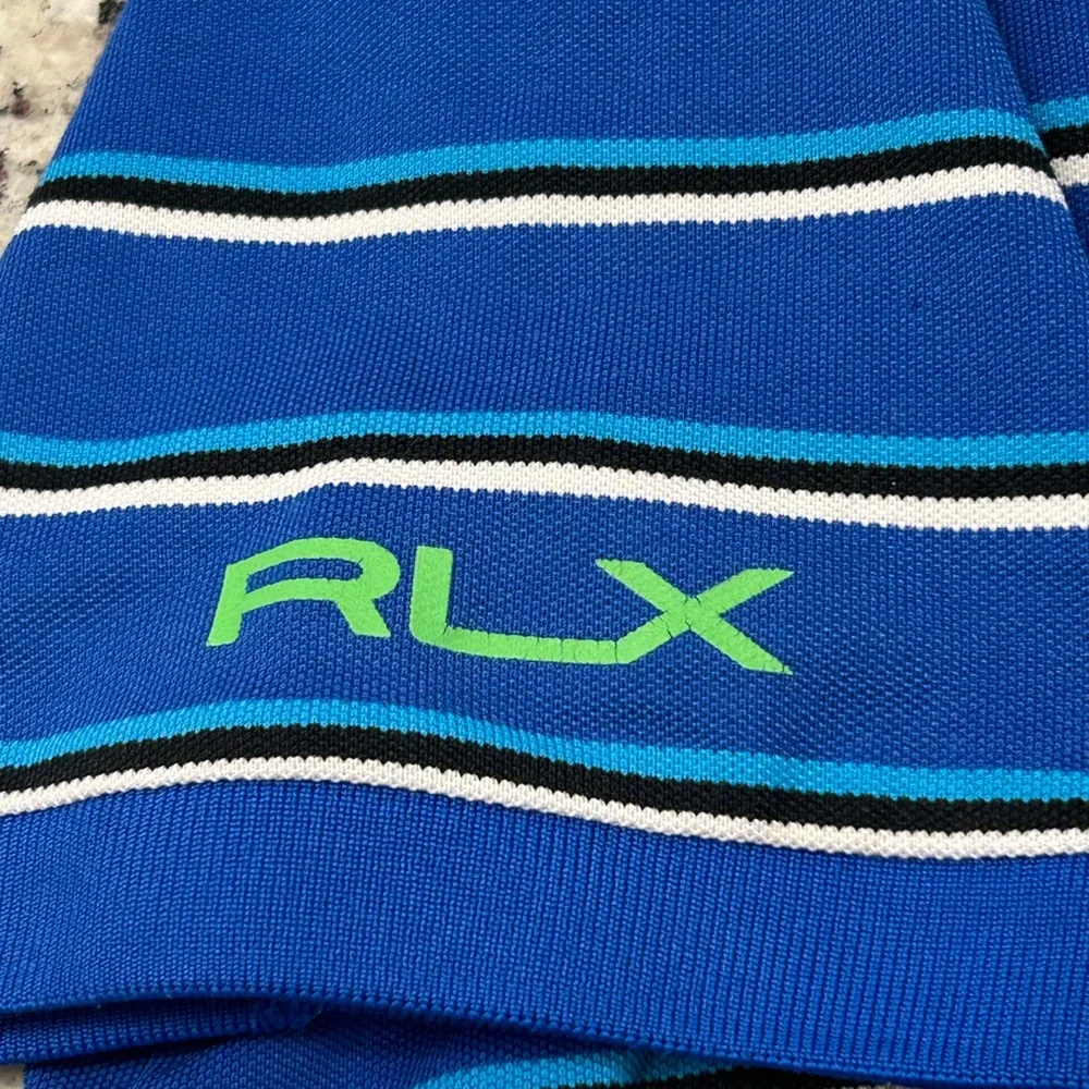 Ralph Lauren RLX Men’s Performance Golf Polo Shirt Small‎ Striped